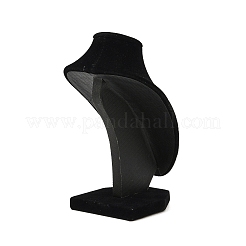 MDF Covered with Velveteen Bust Shaped Necklace Display Stands&nbsp;ODIS-S015-01A