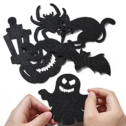 30Pcs 6 Styles Wool Felt Pumpkin Jack-O'-Lantern Party Decorations&nbsp;AJEW-YW0001-24
