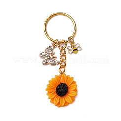 Alloy Enamel Charms and Resin Keychain Sets&nbsp;KEYC-JKC00889