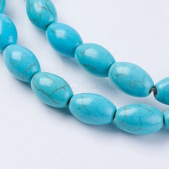 Synthetic Turquoise Beads Strands&nbsp;G-J394-02