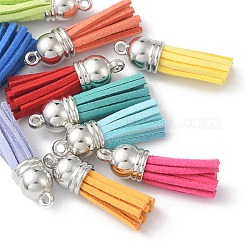 10Pcs 10 Styles Faux Suede Tassel Pendant Decorations&nbsp;FIND-YW0001-97