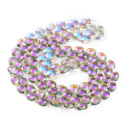 Electroplate Triangle Glass Beads Strands&nbsp;EGLA-A036-11A-M