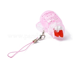 PVC Plastic Strawberry Ice Cream Cup Pendant Decorations&nbsp;HJEW-WH0039-21