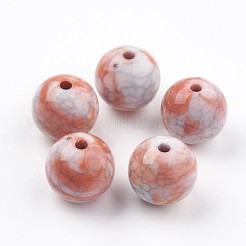 Crackle Acrylic Beads&nbsp;MACR-E025-22-16mm