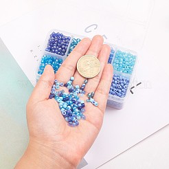 1 Box Mixed 6/0 Glass Seed Beads Round  Loose Spacer Beads&nbsp;SEED-X0050-4mm-04