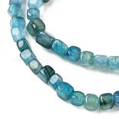 Natural Dragon Veins Agate(Dyed & Heated) Beads Strands&nbsp;G-G177-E15-03