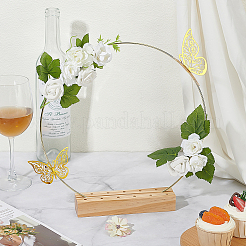 1Pc Wood Dried Flower Holder&nbsp;ODIS-BC0001-31G