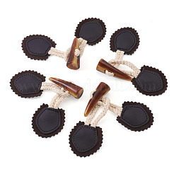 5 Pairs Resin Buttons&nbsp;BUTT-TA0001-48B
