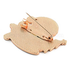 Christmas Theme Alloy Enamel Brooches&nbsp;JEWB-S022-03C