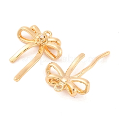 Brass Micro Pave Clear Cubic Zirconia Pendants&nbsp;KK-S389-02G