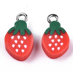 Handmade Polymer Clay Charms&nbsp;X-CLAY-T016-49