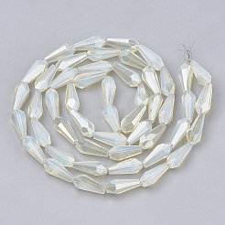 Electroplate Glass Beads Strands&nbsp;X-EGLA-T008-12M