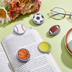 5Pcs 5 Styles Acrylic Paper Clips&nbsp;HJEW-SP0001-67