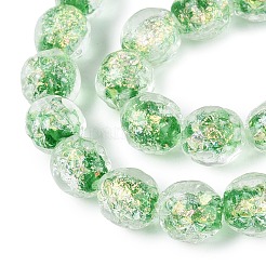 Handmade Foil Glass Beads Strands&nbsp;FOIL-Q002-05D