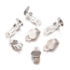 Iron Clip-on Earring Settings&nbsp;IFIN-R204-09