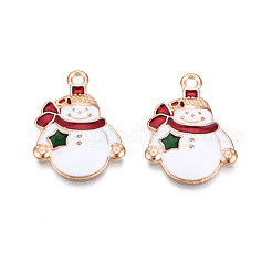 Christmas Alloy Enamel Pendants&nbsp;ENAM-Q442-45
