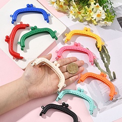 9Pcs 9 Colors ABS Plastic Purse Handle Frame&nbsp;PURS-YW0001-03
