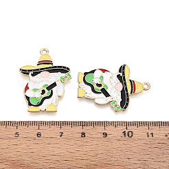 Alloy and Enamel Pendants&nbsp;ENAM-T021-20B