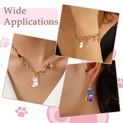 45Pcs 9 Colors Alloy Enamel Pendants&nbsp;ENAM-CJ0007-31