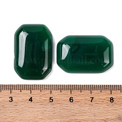 Natural Green Onyx Agate(Dyed & Heated) Cabochons&nbsp;G-B085-01A-03