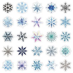 50Pcs Snowflake Paper Stickers&nbsp;DIY-P085-04