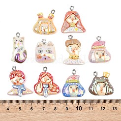 Opaque Resin Pendants&nbsp;RE-CBA5D24-06
