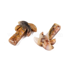 Natural Crazy Agate Coconut Tree Pendants&nbsp;G-N342-02F