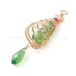 Copper Wired Glass Pendants&nbsp;PALLOY-JF02704