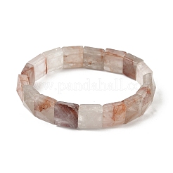 Natural Ferruginous Quartz Beads Stretch Bracelets for Women Men&nbsp;BJEW-C097-06-09