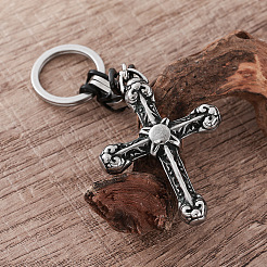 Biker Style 304 Stainless Steel Pendant Keychains&nbsp;LB7675