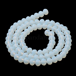 Imitation Jade Solid Color Glass Beads Strands&nbsp;EGLA-A034-J3mm-MD06