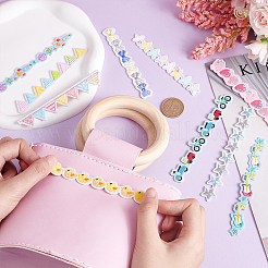 10Pcs 10 Style Polyester Embroidery Clothing Patches&nbsp;DIY-PH0009-91
