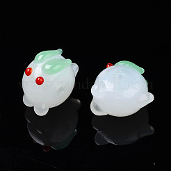 Handmade Bumpy Lampwork Beads Strands&nbsp;LAMP-T017-01D