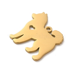 304 Stainless Steel Pendants&nbsp;STAS-O005-13G
