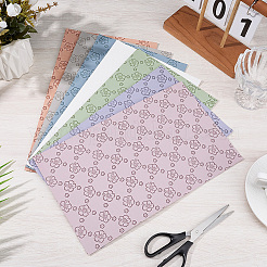 7Pcs 7 Colors PVC Imitation Leather Sheets&nbsp;DIY-CL0002-57
