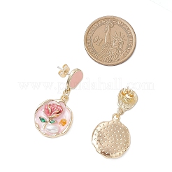 3 Pairs Alloy Enamel Dangle Stud Earrings&nbsp;EJEW-JE06680