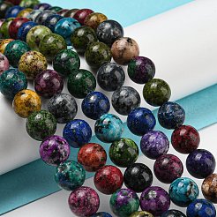 Natural Dyed Sesame Jasper Beads Strands&nbsp;G-E443-A33