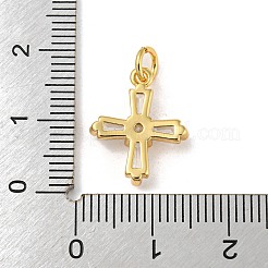 Rack Plating Brass Micro Pave Cubic Zirconia Pendants&nbsp;KK-A200-16G