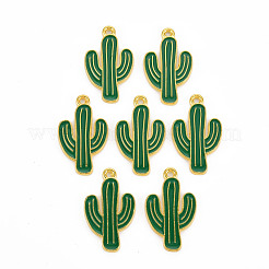 Rack Plating Alloy Enamel Pendants&nbsp;ENAM-S122-035C-RS
