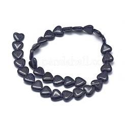 Synthetic Blue Goldstone Beads Strands&nbsp;G-G793-15A-02