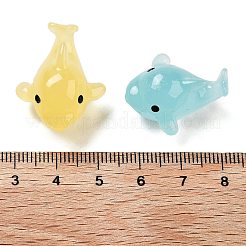 Transparent Resin Sea Animal 3D Dolphin Ornament&nbsp;RESI-B027-07