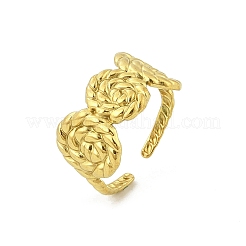 304 Stainless Steel Cuff Rings for Women&nbsp;RJEW-G338-22G