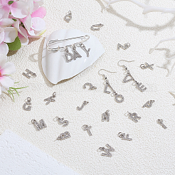 24Pcs Alloy Rhinestone Pendants&nbsp;PALLOY-PH01911