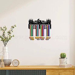 Sports Theme Iron Medal Hanger Holder Display Wall Rack&nbsp;ODIS-WH0055-257