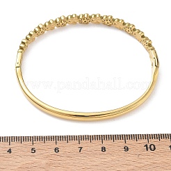 304 Stainless Steel & Rhinestone Hinged Bangles for Women&nbsp;BJEW-Z178-02G
