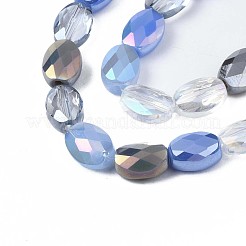 Electroplate Glass Beads Strands&nbsp;EGLA-S194-17C