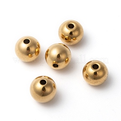 Ion Plating(IP) 304 Stainless Steel Beads&nbsp;STAS-D052-10mm-G