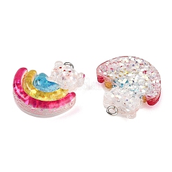 Transparent Resin Pendants&nbsp;RESI-N039-123