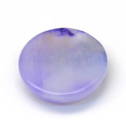 Dyed Natural Striped Agate/Banded Agate Cabochons&nbsp;G-R348-20mm-01