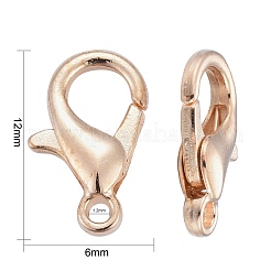 Zinc Alloy Lobster Claw Clasps&nbsp;E102-KCG